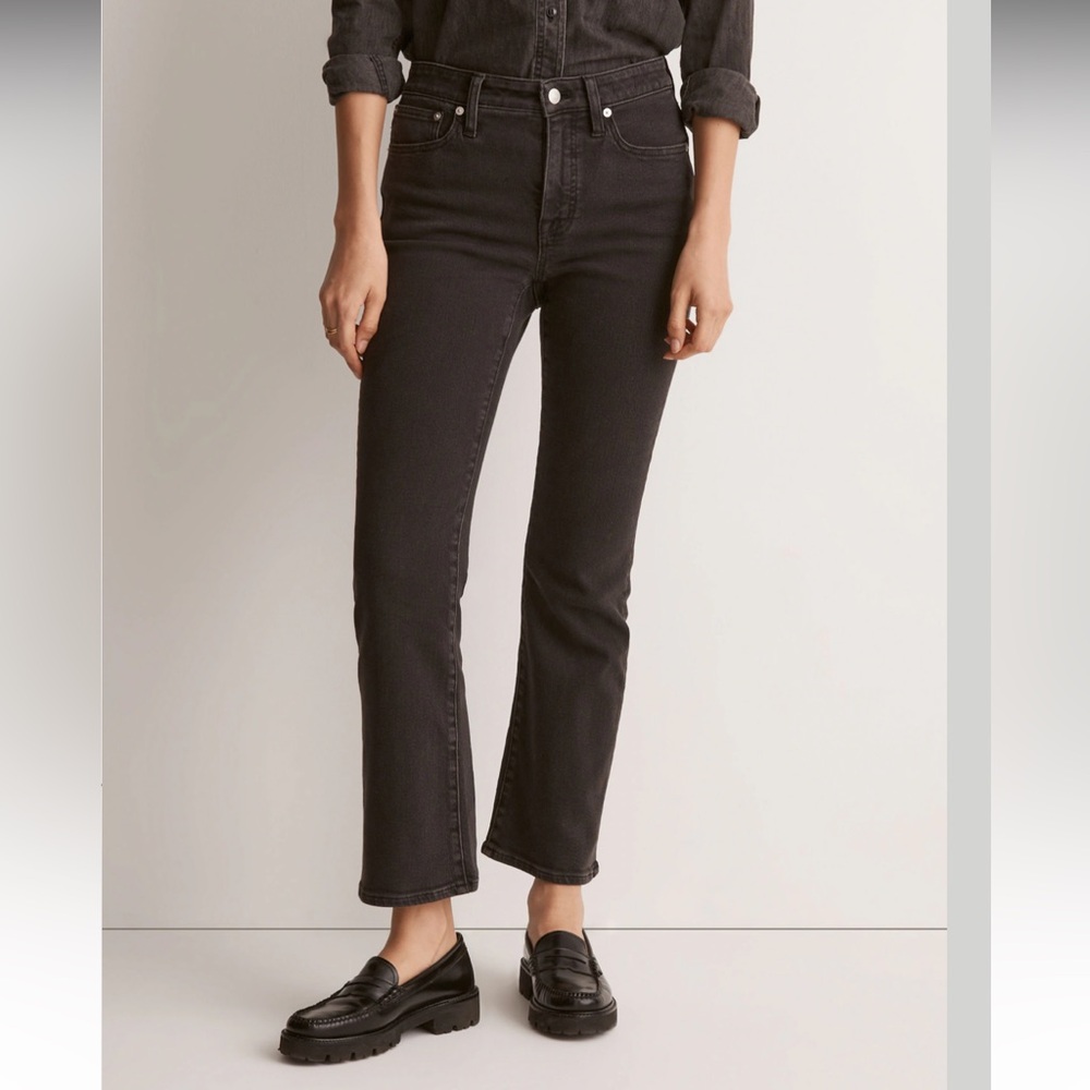 Madewell Kick Out Black Jeans